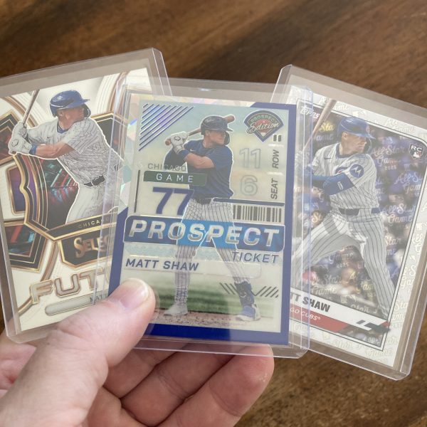 matt shaw lot of baseball cards, rookie rc - instant collection bundle pack