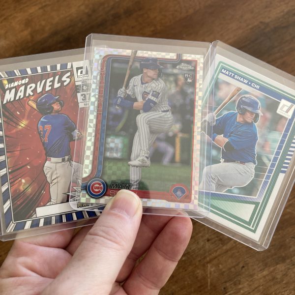 matt shaw lot of baseball cards, rookie rc - instant collection bundle pack