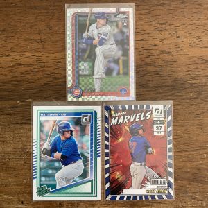 matt shaw lot of baseball cards, rookie rc - instant collection bundle pack