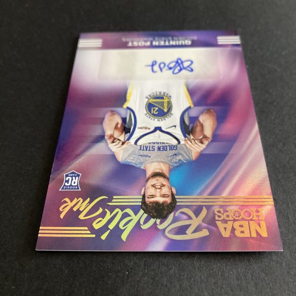 quinten post 2024-25 panini hoops sp rookie ink holofoil autographed insert rookie card