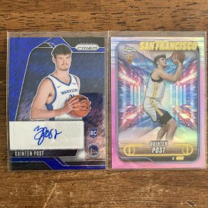 quinten post lot of basketball cards, rookie rc auto - instant collection bundle pack