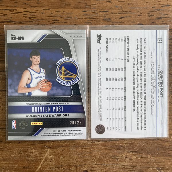 quinten post lot of basketball cards, rookie rc auto - instant collection bundle pack