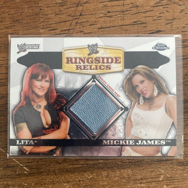 Pack of 2 Ringside Relics Wrestling Cards, Event-Used Mat from Cyber Sunday 2006 - Image 4