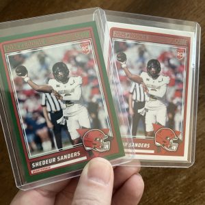 shedeur sanders lot of football cards, rookie rc - instant collection bundle pack