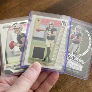 spencer rattler lot of football cards, rookie rc - instant collection bundle pack