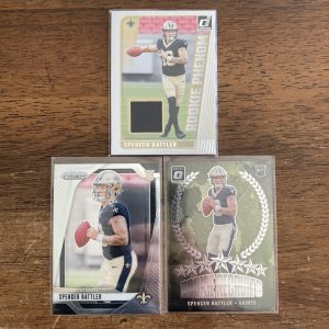 spencer rattler lot of football cards, rookie rc - instant collection bundle pack