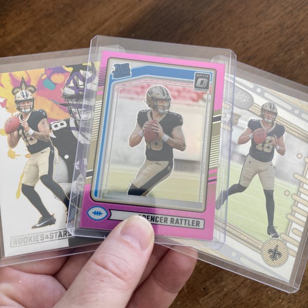 spencer rattler lot of football cards, rookie rc - instant collection bundle pack