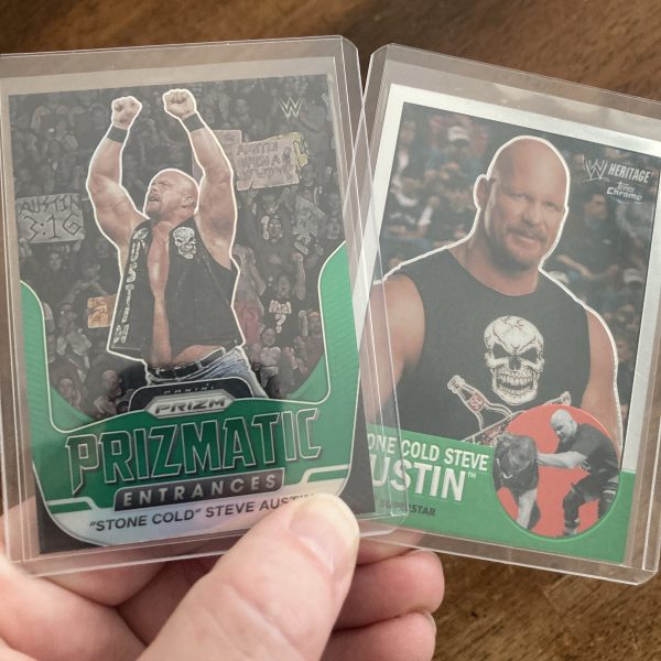 stone cold steve austin lot of wrestling cards - instant collection bundle pack