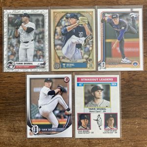 tarik skubal lot of baseball cards, rookie rc - instant collection bundle pack
