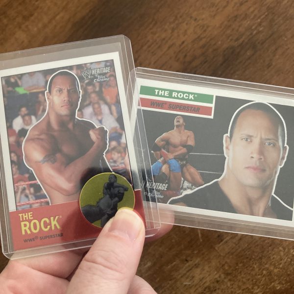 the rock dwayne johnson lot of wrestling cards - instant collection bundle pack