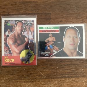 the rock dwayne johnson lot of wrestling cards - instant collection bundle pack