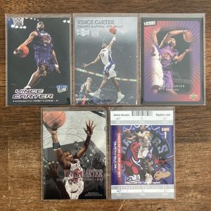 vince carter lot of vintage basketball cards - instant collection bundle pack