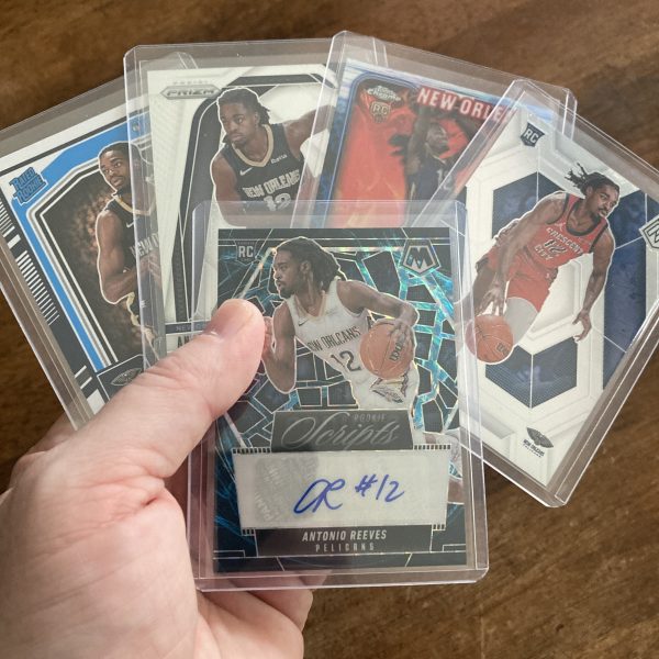antonio reeves lot of basketball cards, rookie rc auto - instant collection bundle pack