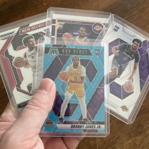 bronny james jr lot of basketball cards, rookie rc - instant collection bundle pack