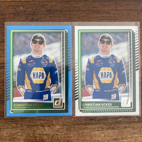 christian eckes lot of racing cards - instant collection bundle pack