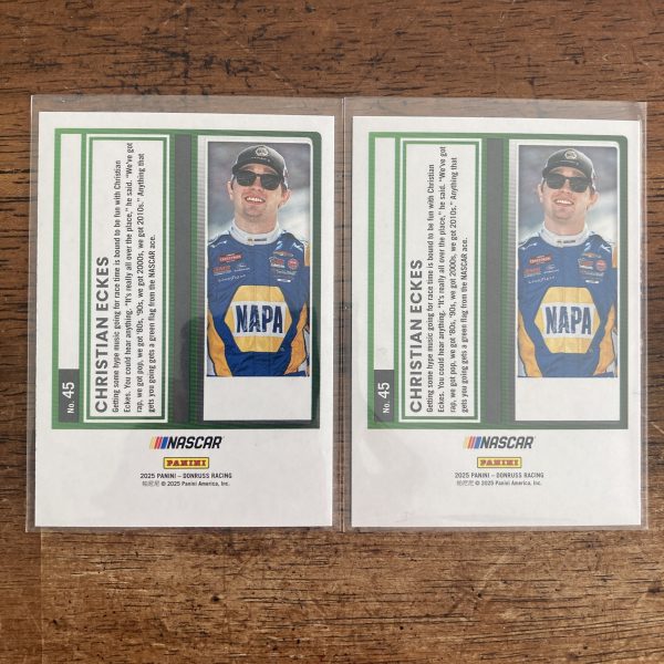 christian eckes lot of racing cards - instant collection bundle pack