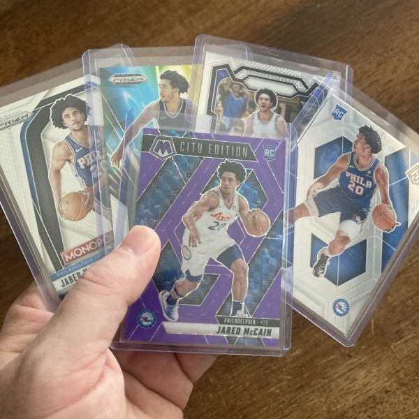 jared mccain lot of basketball cards, rookie rc - instant collection bundle pack
