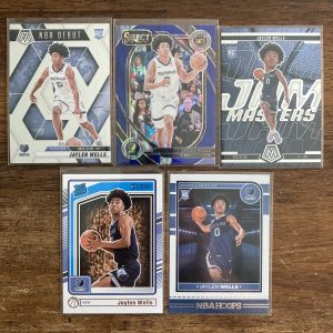 jaylen wells lot of basketball cards, rookie rc - instant collection bundle pack