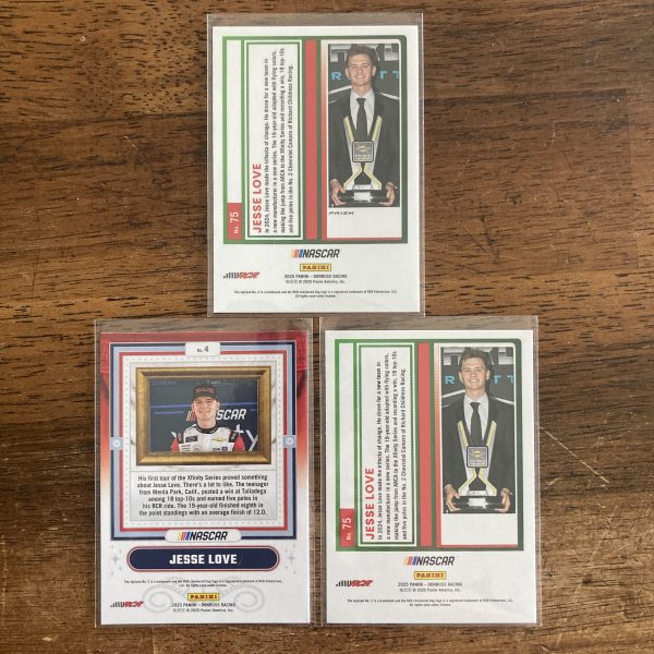 jesse love lot of racing cards - instant collection bundle pack