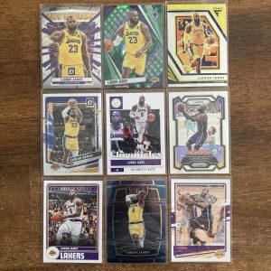 lebron james lot of basketball cards - instant collection bundle pack