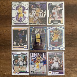 lebron james lot of basketball cards - instant collection bundle pack