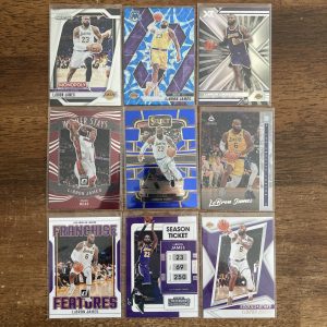 lebron james lot of basketball cards - instant collection bundle pack