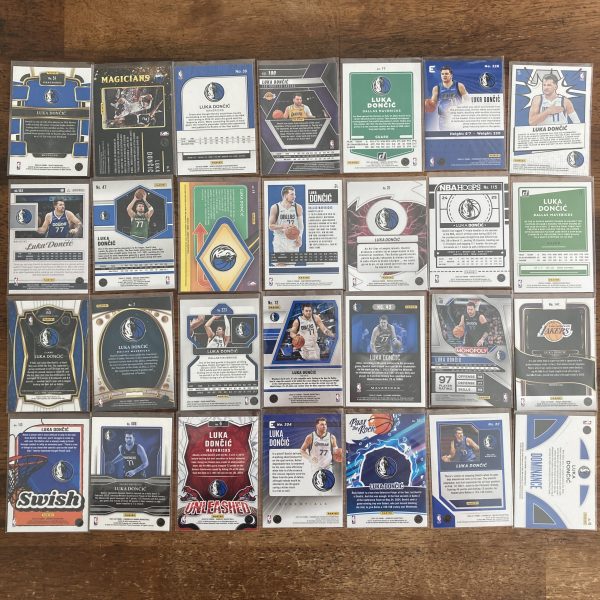 luka doncic lot of basketball cards - instant collection bundle pack