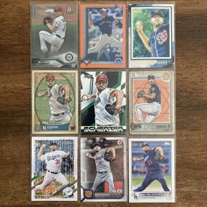 max scherzer lot of baseball cards - instant collection bundle pack
