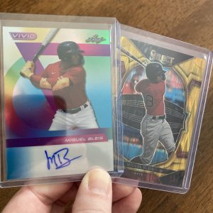 miguel bleis lot of baseball cards, autograph, 1/1 - instant collection bundle pack