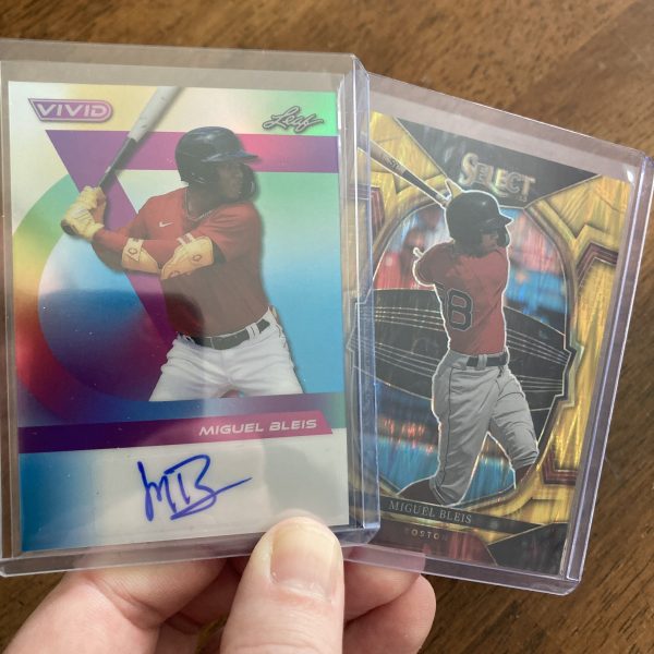 miguel bleis lot of baseball cards, autograph, 1/1 - instant collection bundle pack