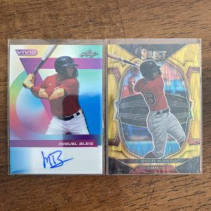 miguel bleis lot of baseball cards, autograph, 1/1 - instant collection bundle pack