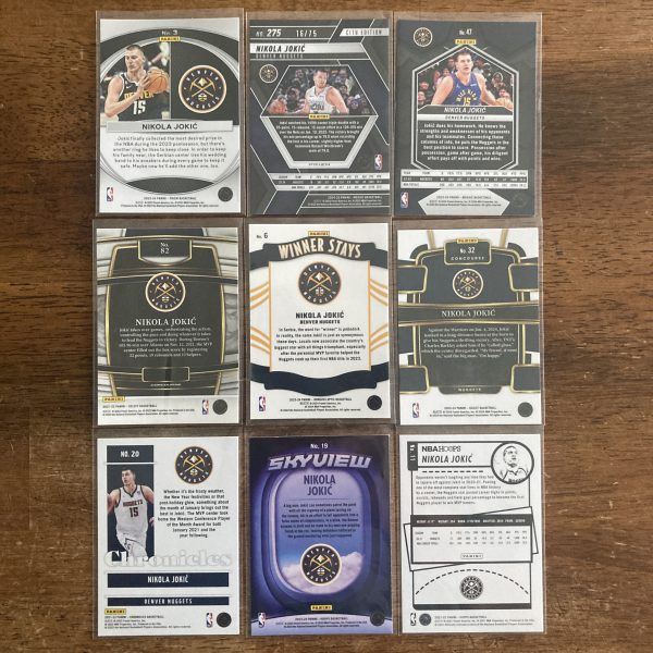 nikola jokic lot of basketball cards - instant collection bundle pack