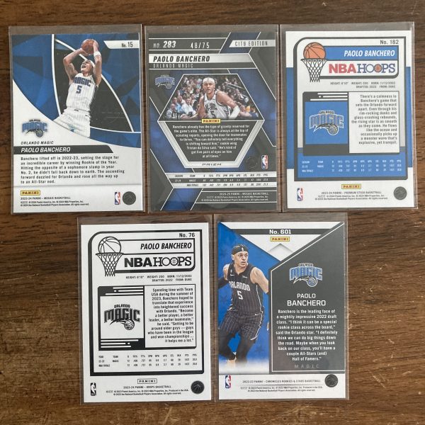 paolo banchero lot of basketball cards - instant collection bundle pack