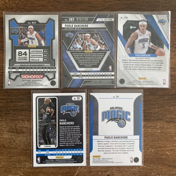 paolo banchero lot of basketball cards - instant collection bundle pack