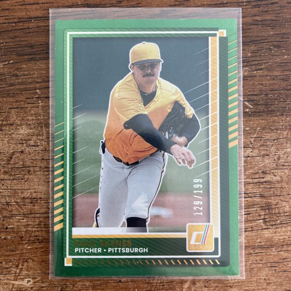 Paul Skenes Lot w/SP (#'ed /199) Green Foil + RC Insert, Pack of 4 Baseball Cards, Rookie - Image 4