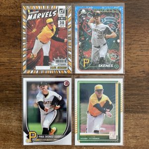 paul skenes lot of baseball cards, rookie rc - instant collection bundle pack