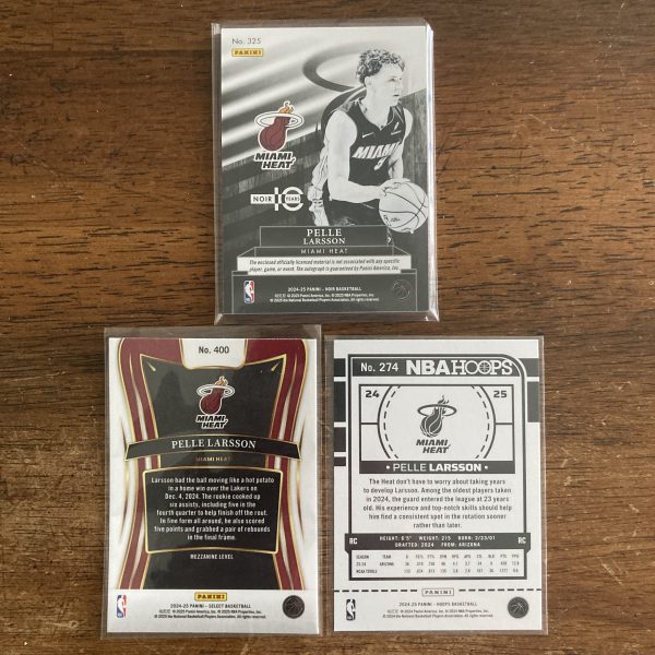 pelle larsson lot of basketball cards, rookie patch auto rc - instant collection bundle pack