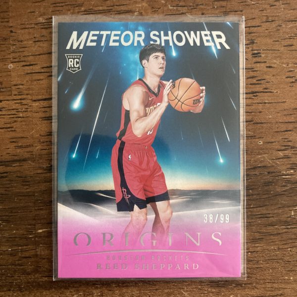 Reed Sheppard RCs Pack w/SP (#'ed /99) Origins Insert, Pack of 5 Basketball Rookie Cards (inv5) - Image 5