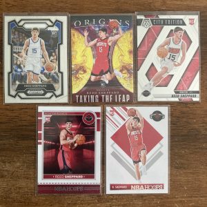reed sheppard lot of basketball cards, rookie rc - instant collection bundle pack