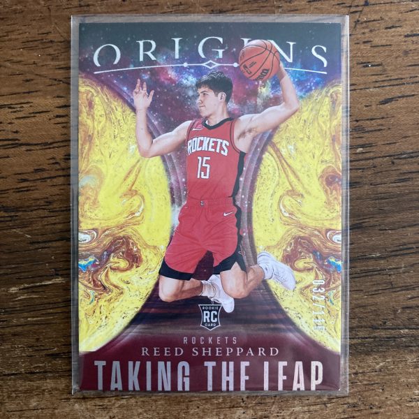 Reed Sheppard RCs Pack w/SP (#'ed /115) Origins Insert, Pack of 5 Basketball Rookie Cards (inv6) - Image 4