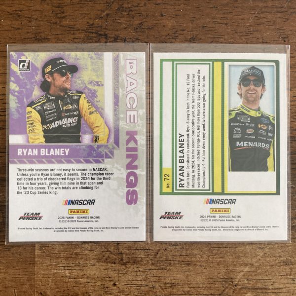 ryan blaney lot of racing cards - instant collection bundle pack