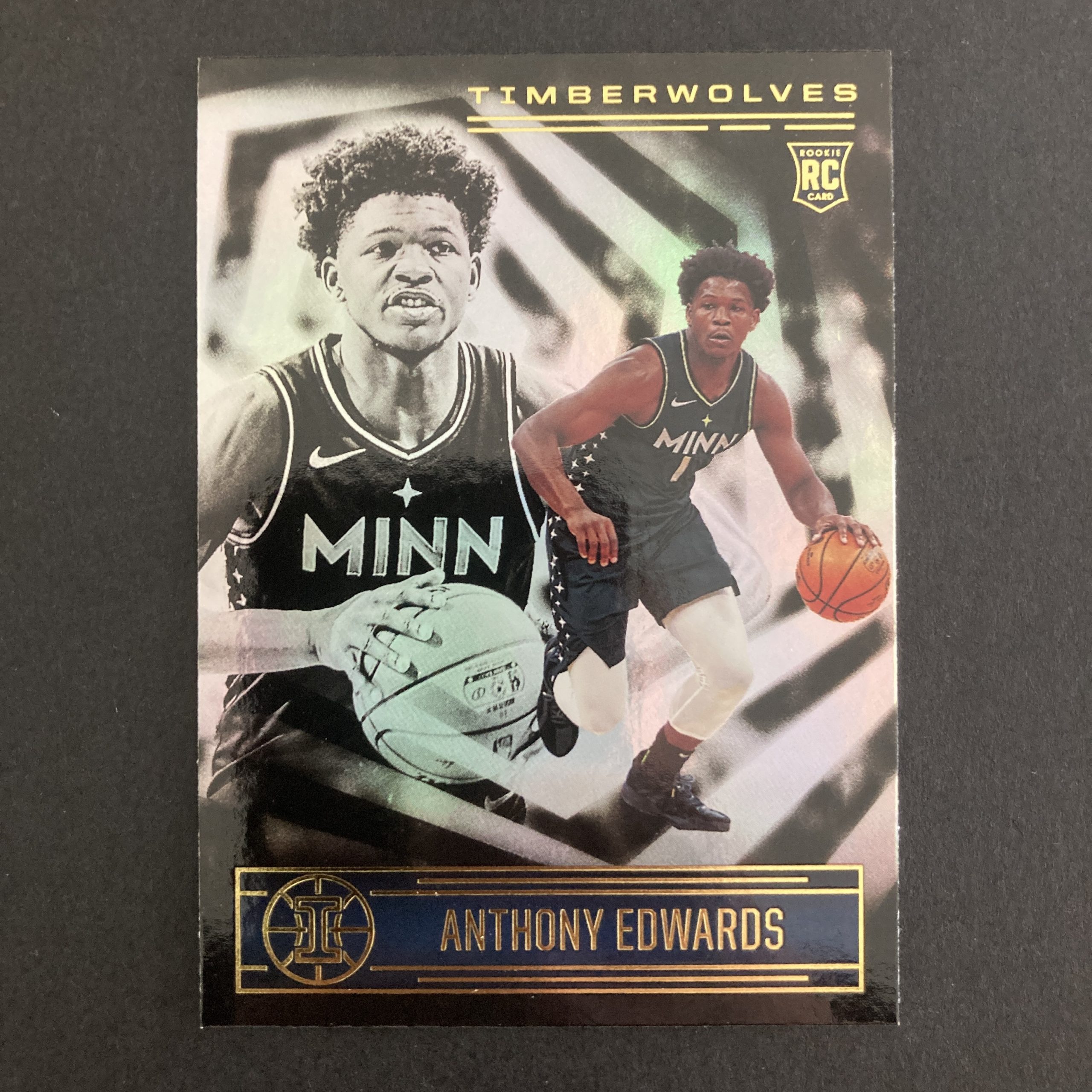 Anthony Edwards 2020-21 Panini Illusions foil rookie card #152