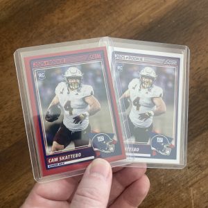 cam skattebo lot of football cards, rookie rc - instant collection bundle pack