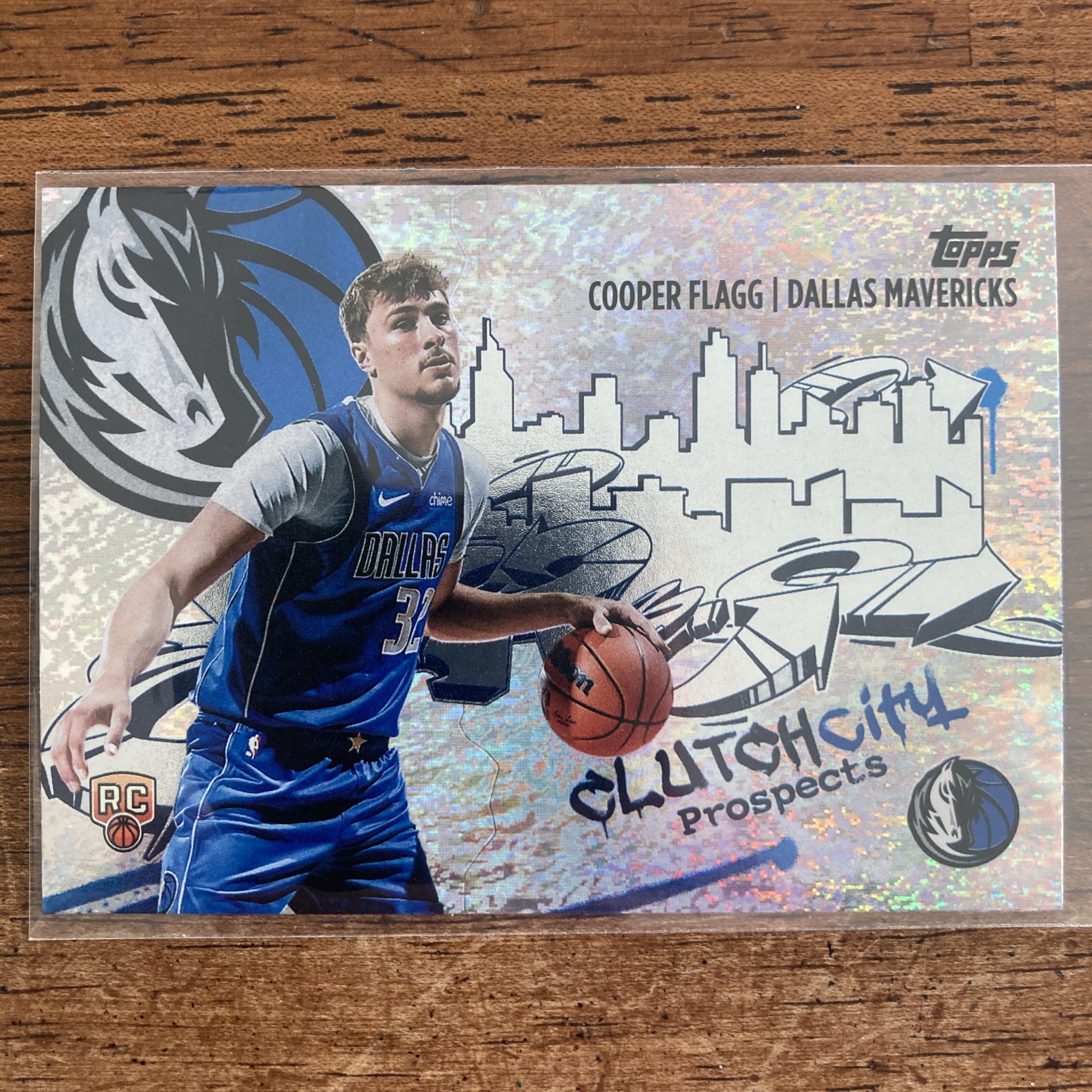 Cooper Flagg RCs Lot w/SP Sparkle Holo Foil Insert & RC, Pack of 2 Basketball Rookie Cards (inv7) - Image 4