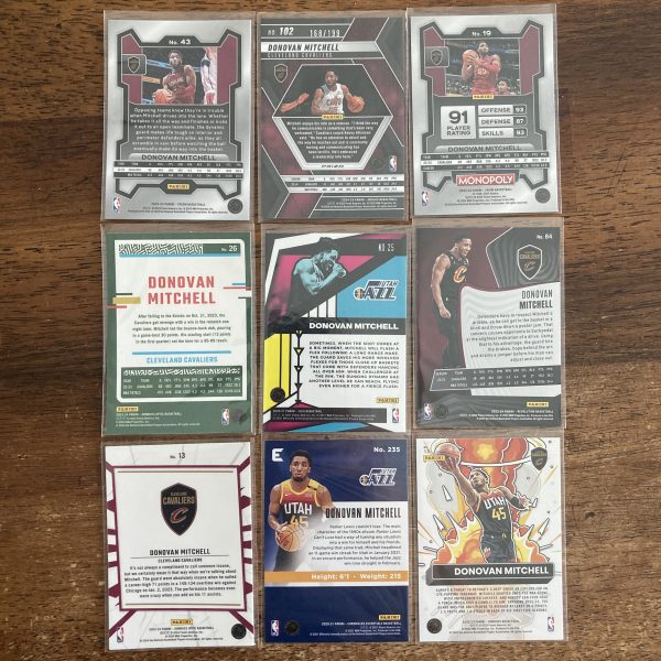 donovan mitchell lot of basketball cards - instant collection bundle pack