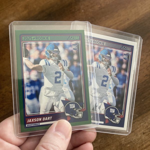 jaxson dart lot of football cards, rookie rc - instant collection bundle pack