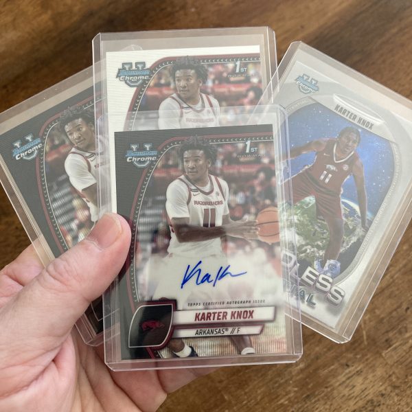 karter knox lot of basketball cards, autograph - instant collection bundle pack