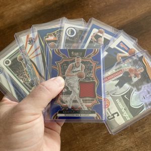 kristaps porzingis lot of basketball cards - instant collection bundle pack