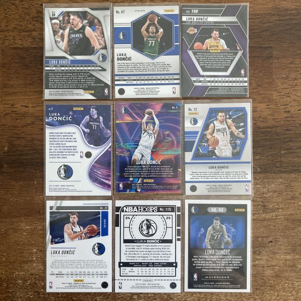 luka doncic lot of basketball cards - instant collection bundle pack