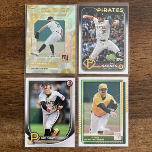 paul skenes lot of baseball cards, rookie rc - instant collection bundle pack